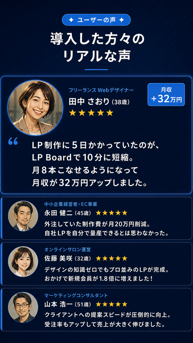 実績・信頼証明