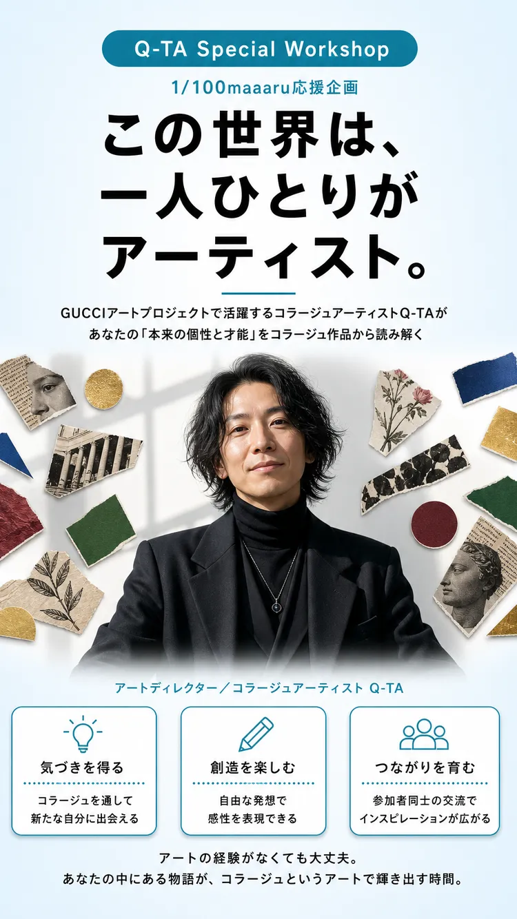 1/100maaaru応援企画 Q-TA Special Workshop